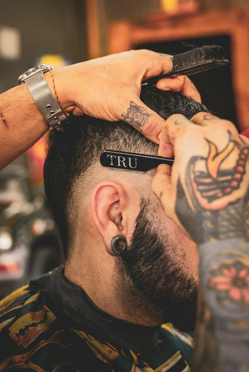 Straight razor work